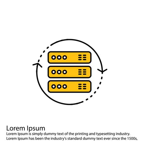 Vector draaien pictogram