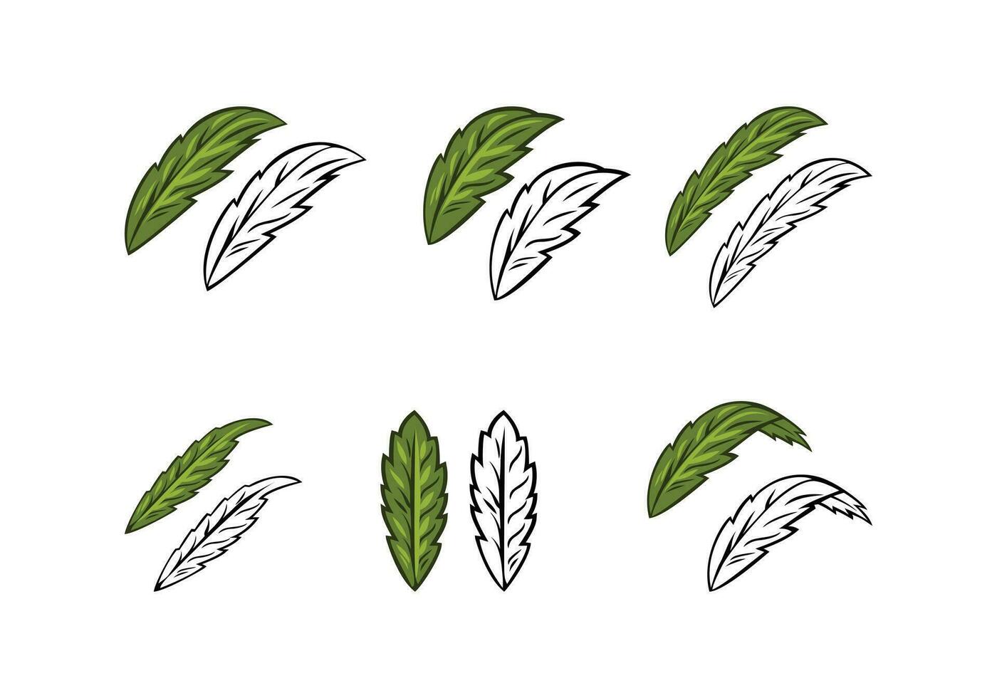 marihuana blad illustratie vector