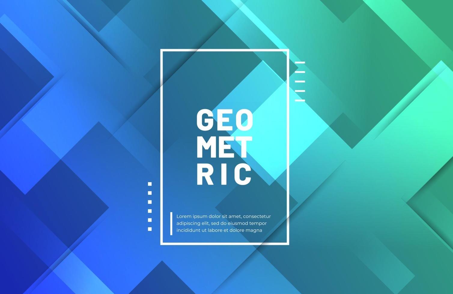 abstracte geometrische achtergrond met moderne verloopkleur vector