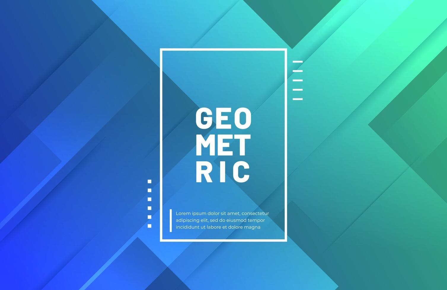 abstracte geometrische achtergrond met moderne verloopkleur vector