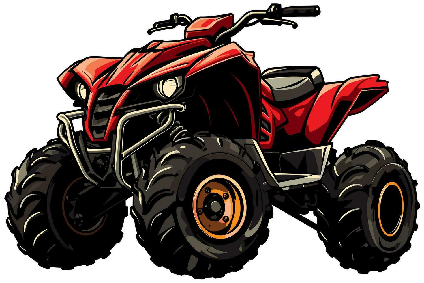 atv Aan wit 2 vector