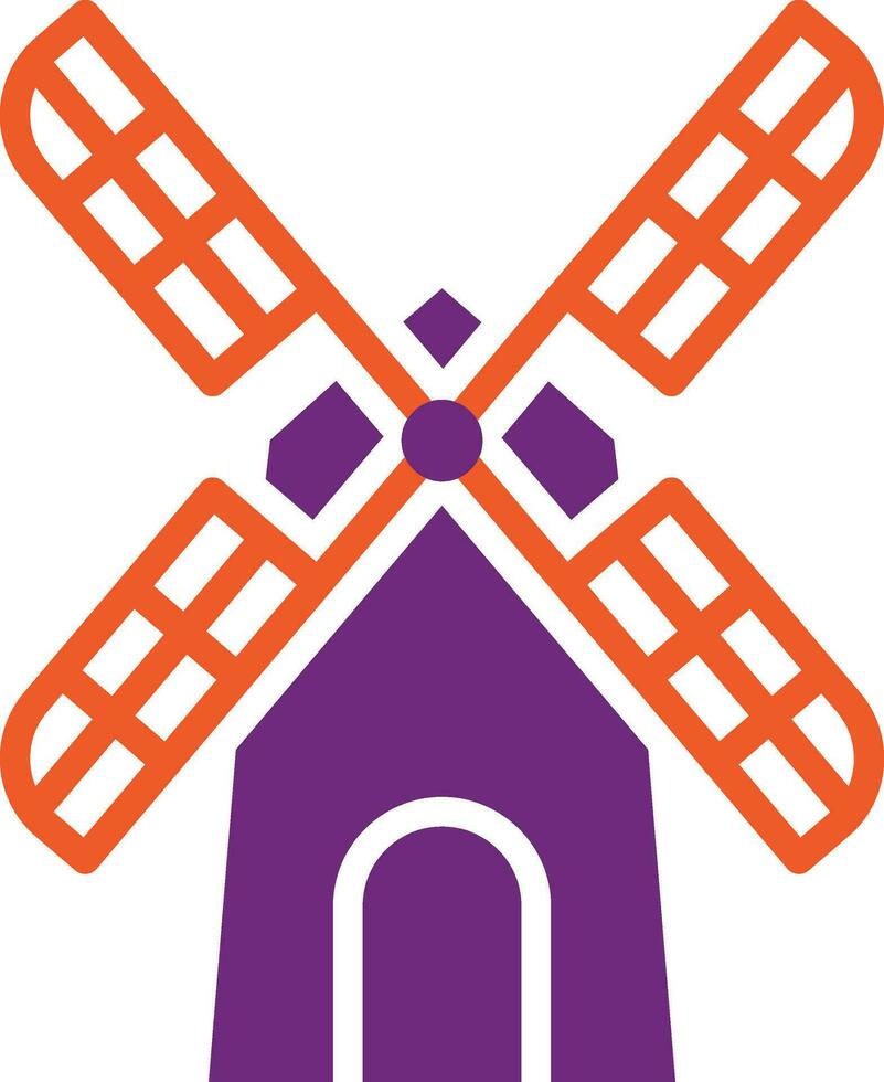 molen vector icoon ontwerp illustratie