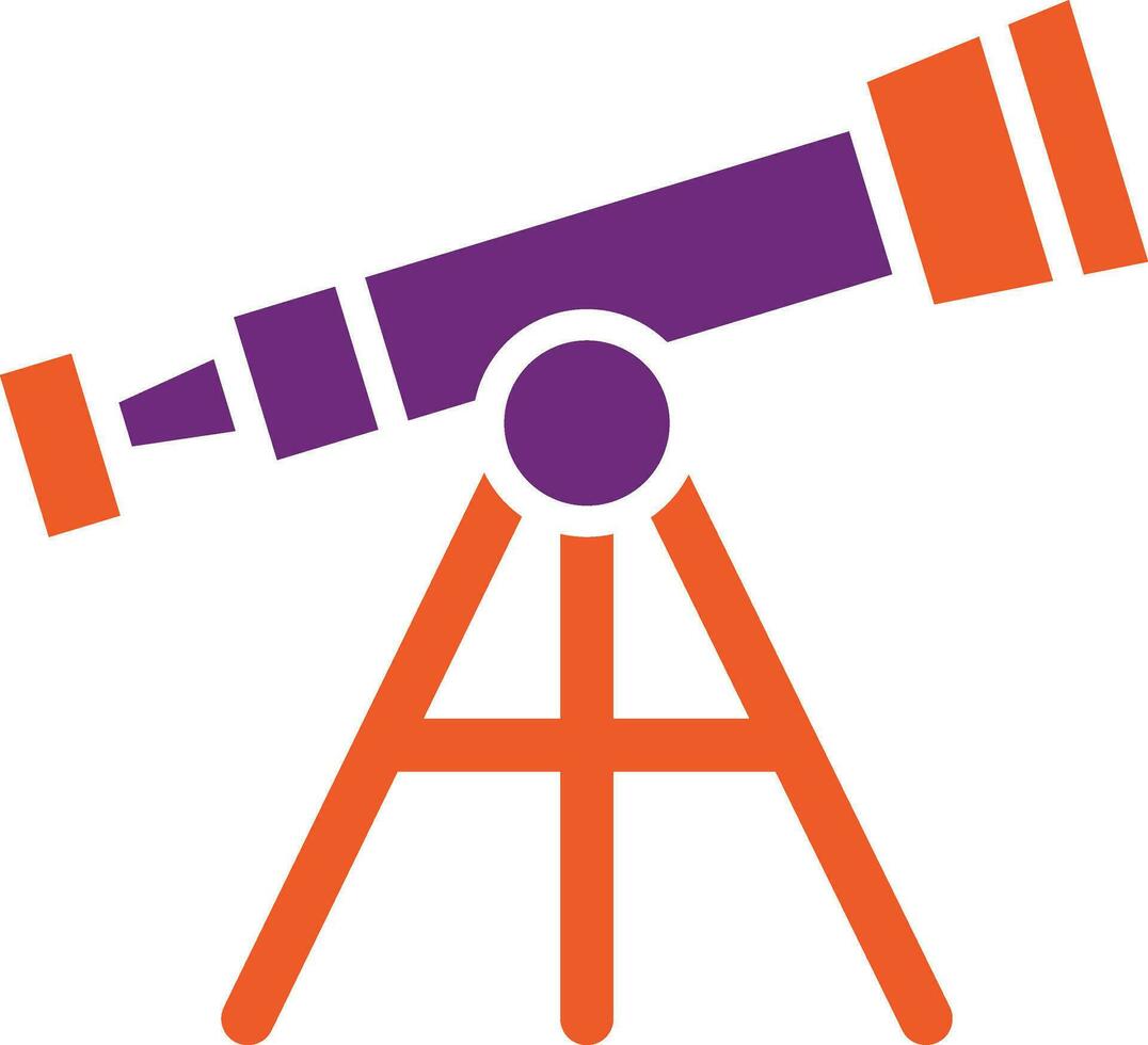 telescoop vector pictogram ontwerp illustratie
