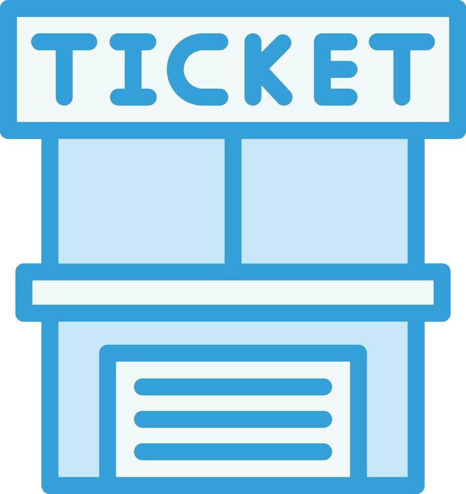 ticket office vector pictogram ontwerp illustratie