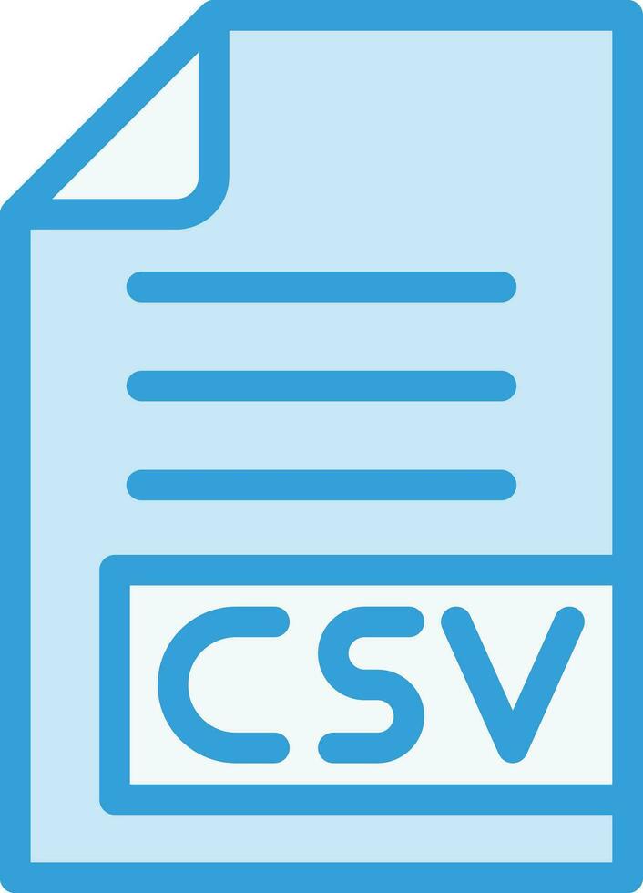 csv vector pictogram ontwerp illustratie