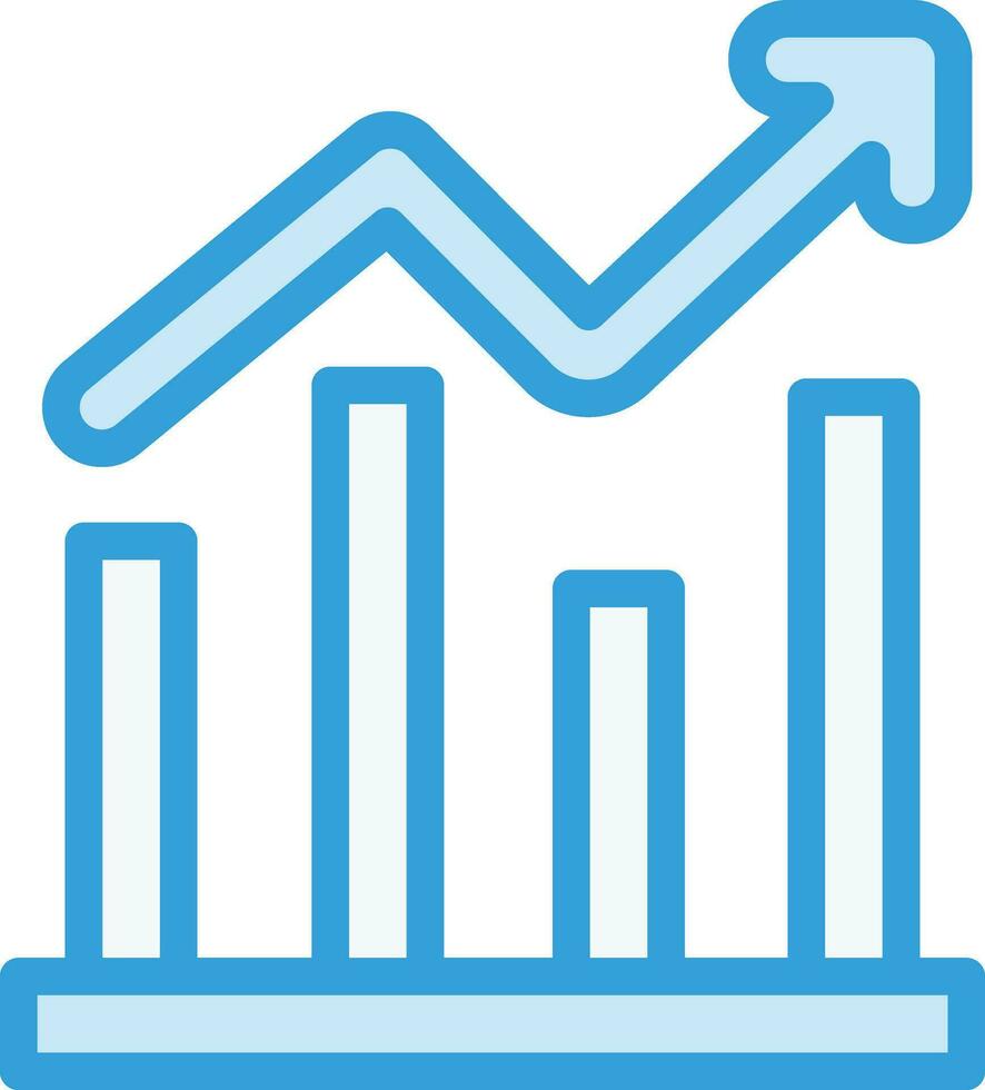 staafdiagram vector pictogram ontwerp illustratie