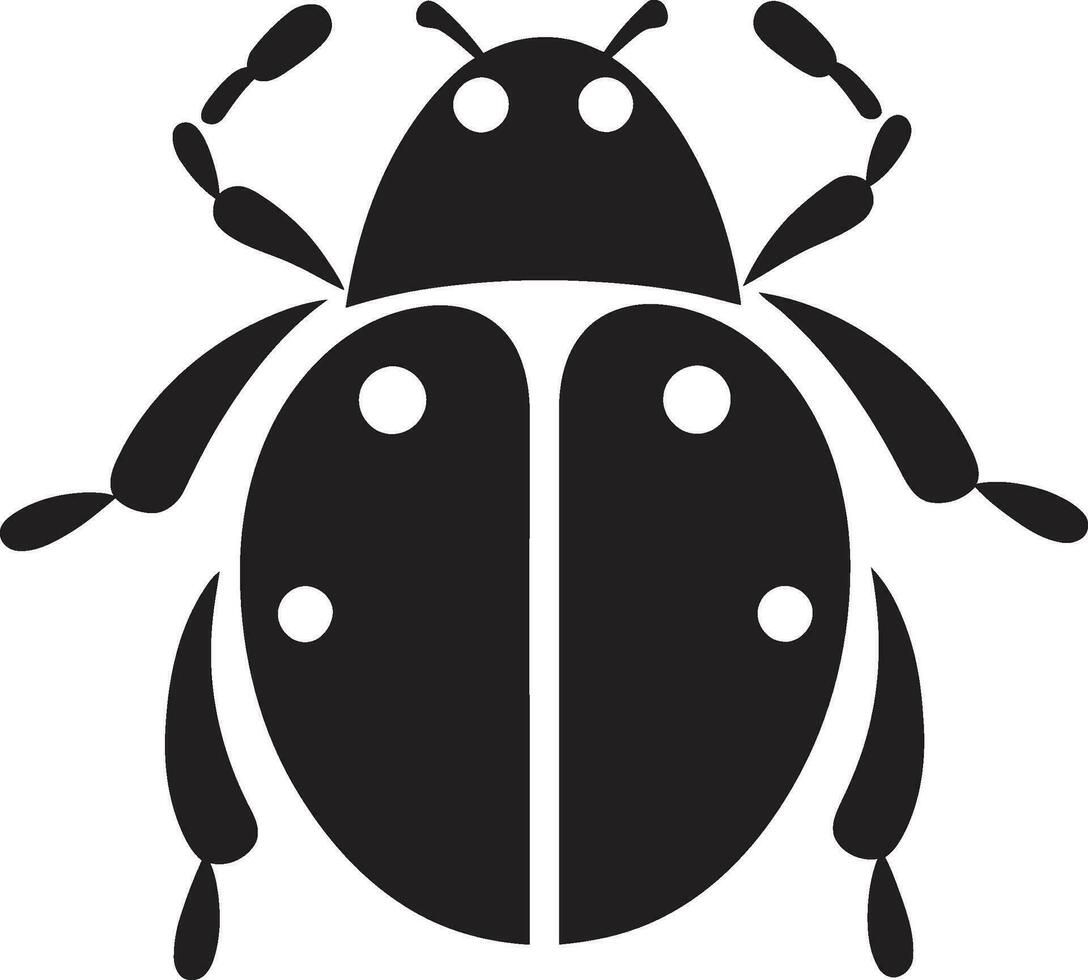 stil pracht abstract lieveheersbeestje logo minimalistisch elegantie gevectoriseerd lieveheersbeestje symbool vector