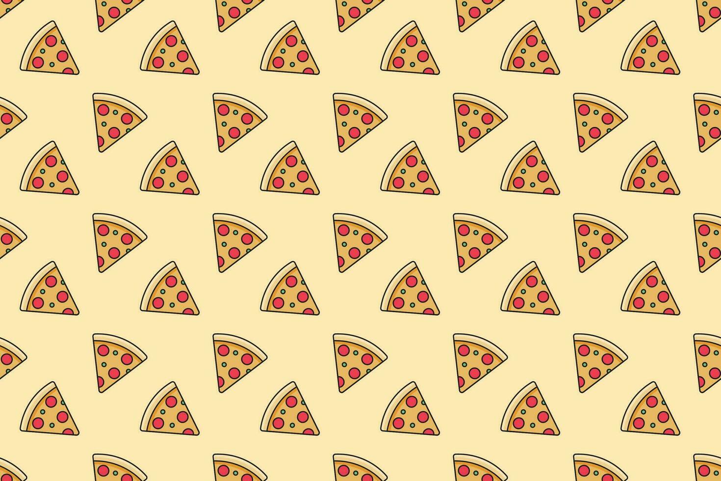 pizza plak naadloos patroon achtergrond vector