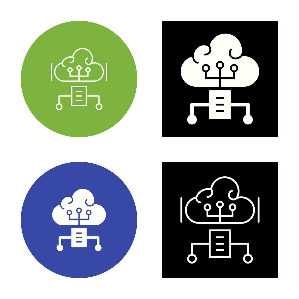 cloud computing vector icon