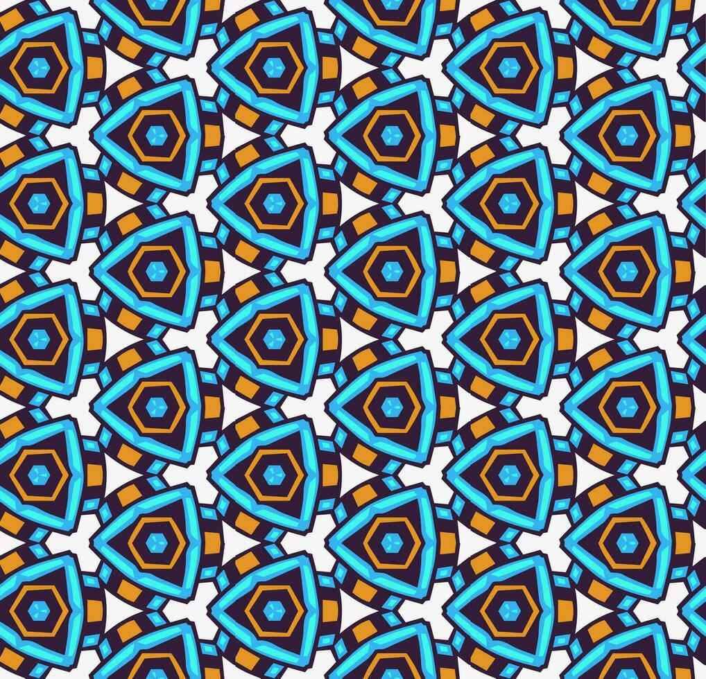 multi kleur naadloos abstract patroon. achtergrond en achtergrond. multi gekleurd. kleurrijk sier- ontwerp. gekleurde mozaïek- ornamenten. vector grafisch illustratie.