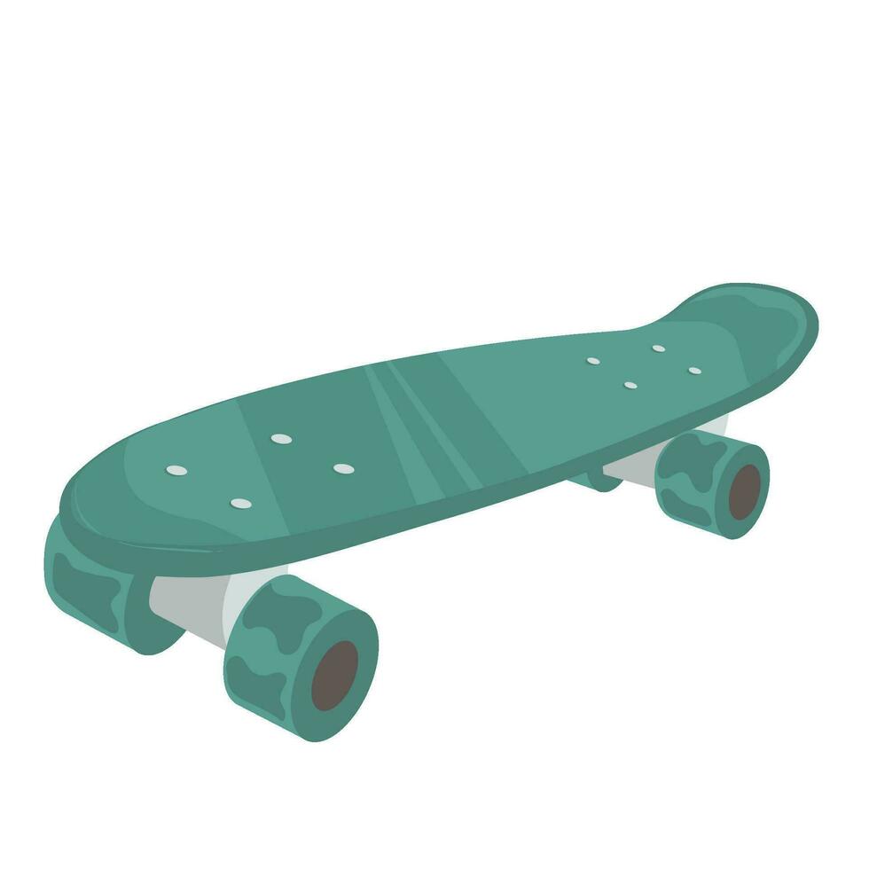 skateboard retro klassiek illustratie vector