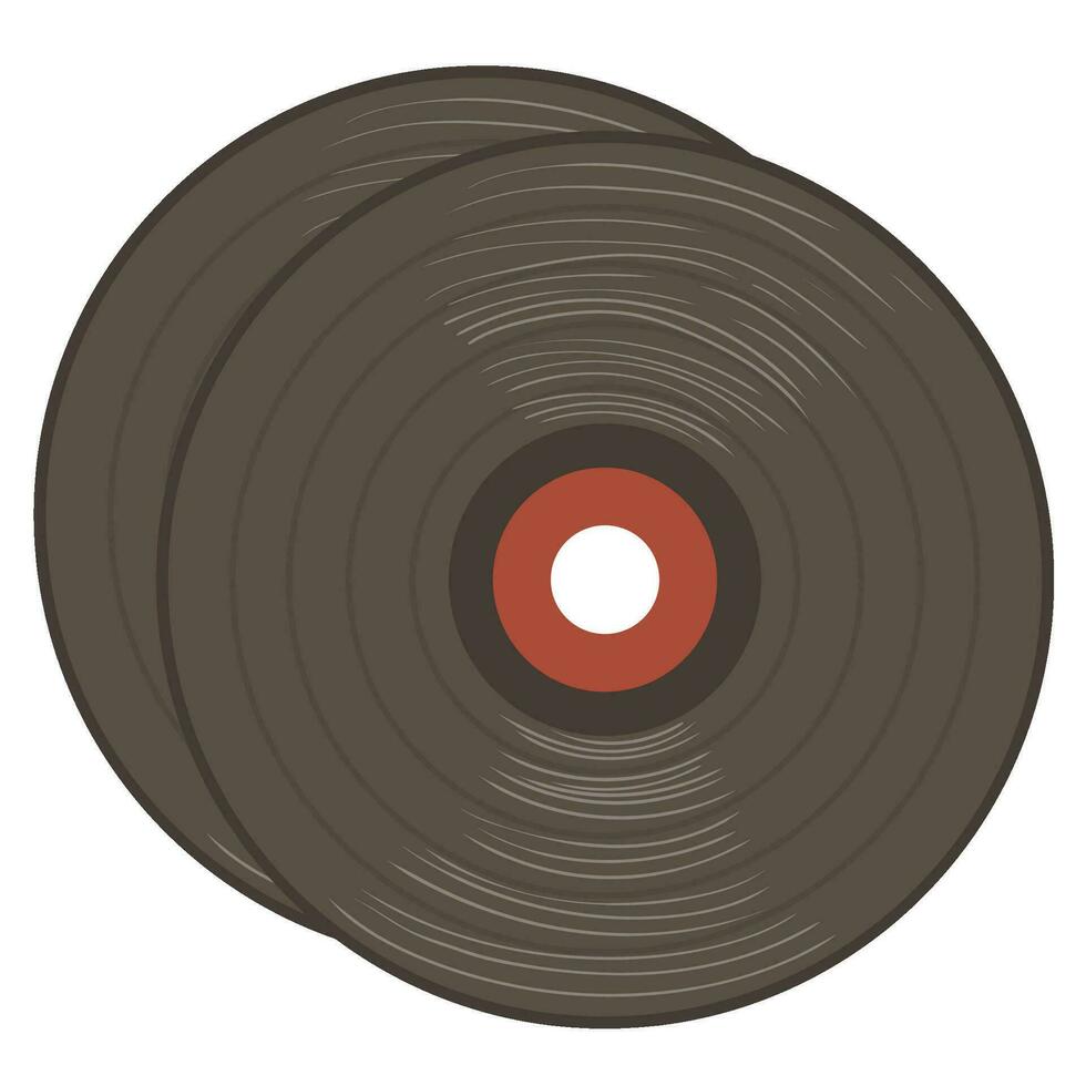 vinyl retro klassiek illustratie vector