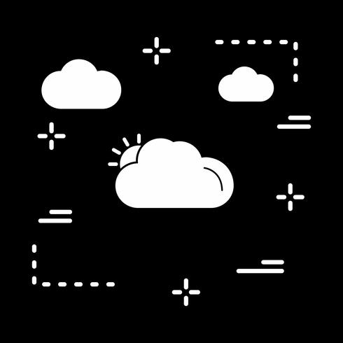 vector zonnig pictogram