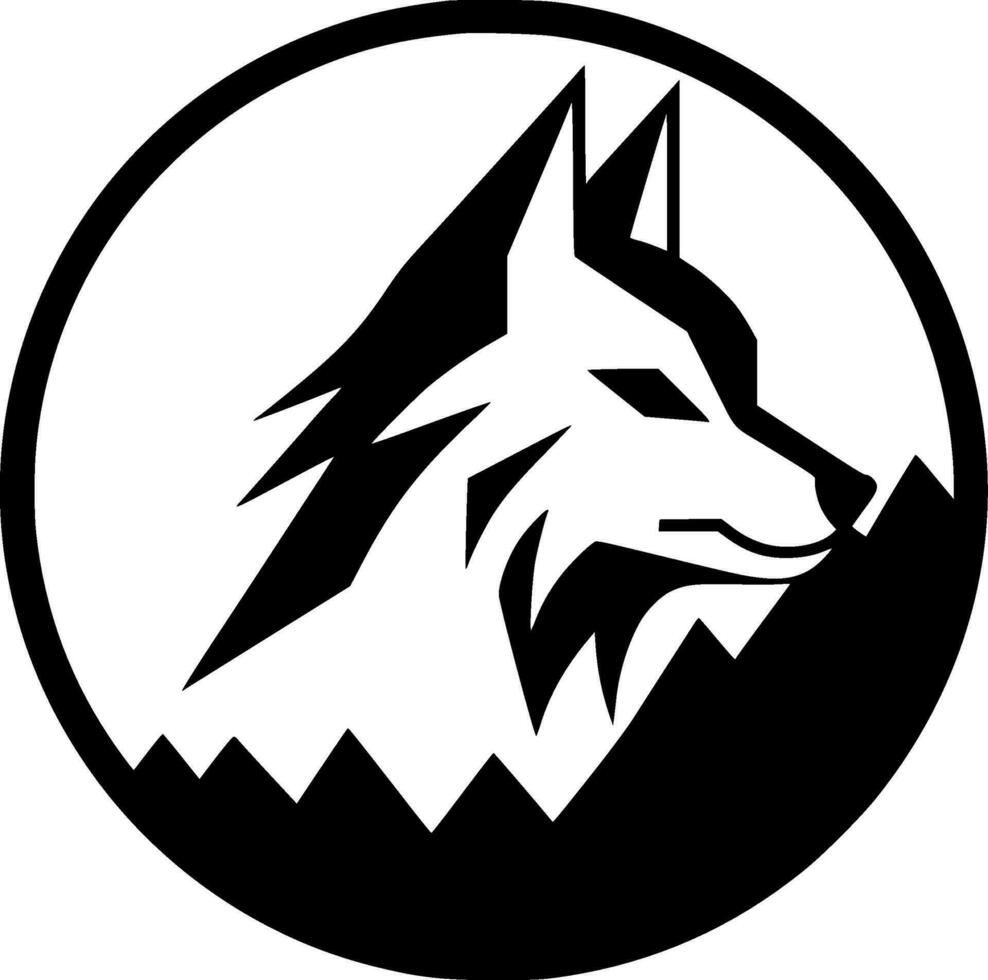 wolf - hoog kwaliteit vector logo - vector illustratie ideaal voor t-shirt grafisch