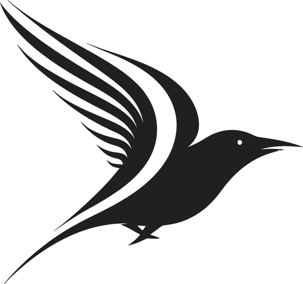 zwart vink een vector logo ontwerp voor een bedrijf dat is klaar naar nemen vlucht zwart vink een vector logo ontwerp voor een merk dat is stijgend bovenstaand de rust uit