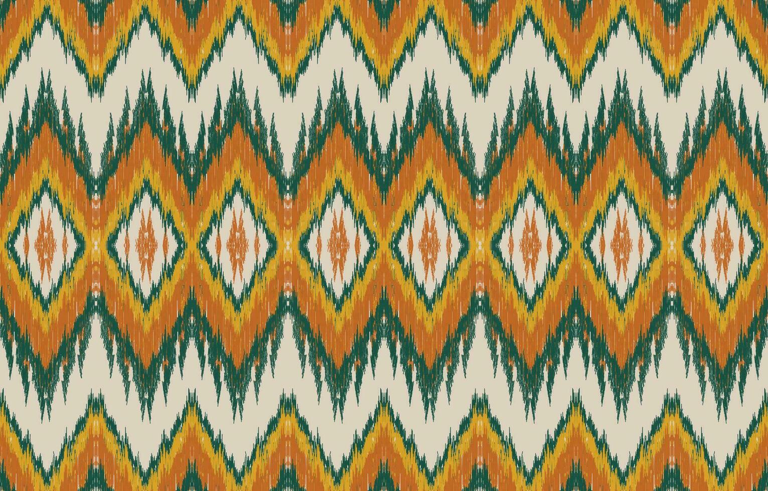 etnisch abstract ikat kunst. aztec ornament afdrukken. meetkundig etnisch patroon naadloos kleur oosters. ontwerp voor achtergrond ,gordijn, tapijt, behang, kleding, inpakken, batik, vector illustratie.