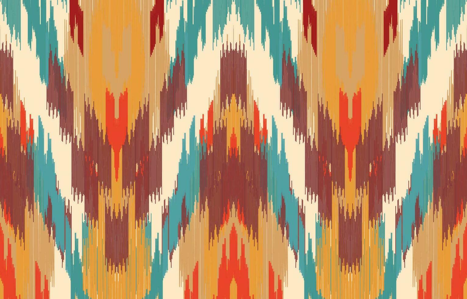 etnisch abstract ikat kunst. aztec ornament afdrukken. meetkundig etnisch patroon naadloos kleur oosters. ontwerp voor achtergrond ,gordijn, tapijt, behang, kleding, inpakken, batik, vector illustratie.