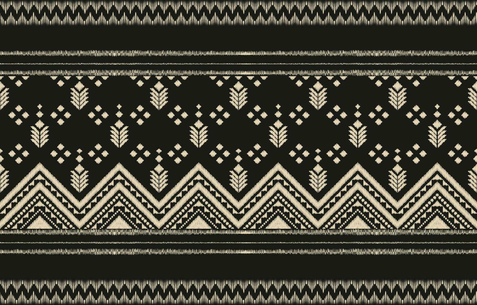 etnisch abstract ikat kunst. aztec ornament afdrukken. meetkundig etnisch patroon naadloos kleur oosters. ontwerp voor achtergrond ,gordijn, tapijt, behang, kleding, inpakken, batik, vector illustratie.