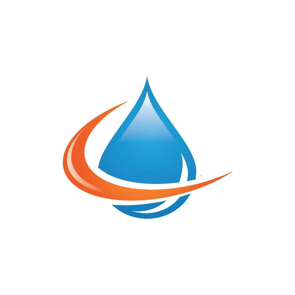 waterdruppel logo sjabloon vector