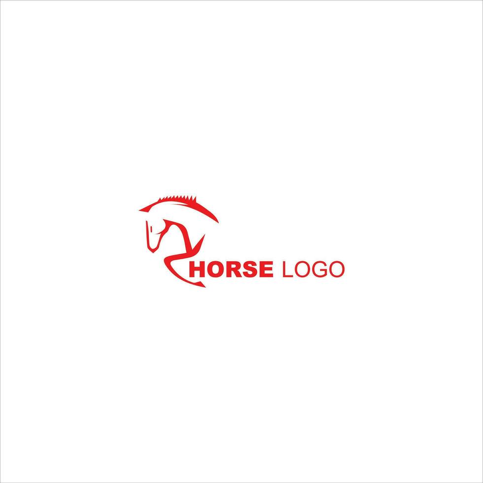 paard hoofd logo vector. paard hoofd illustratie. paard hoofd icoon vector