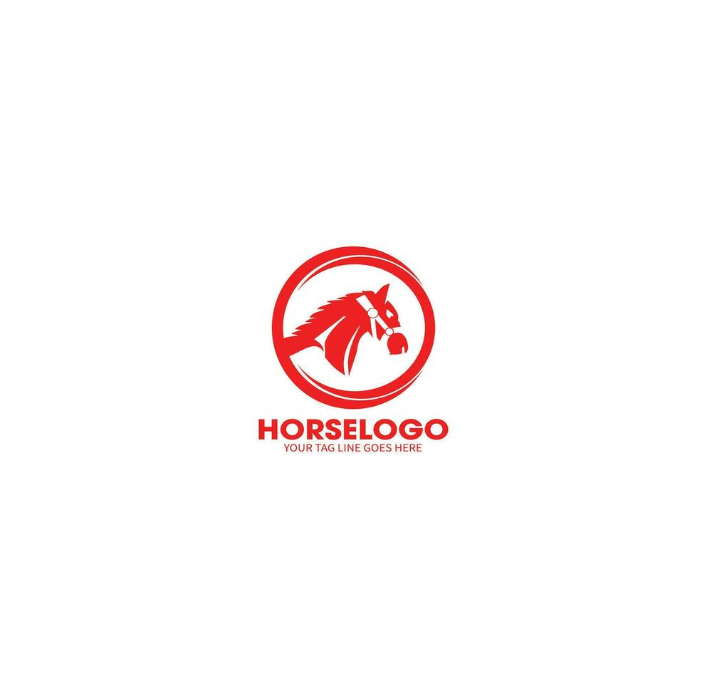 schoonheid paard boerderij stal hengst logo ontwerp vector