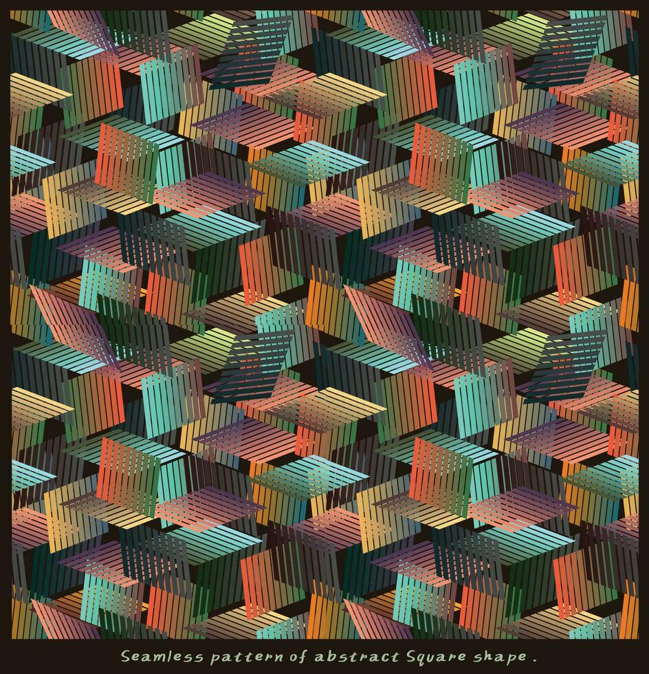 naadloos patroon kleurrijk abstract vorm kunst vector