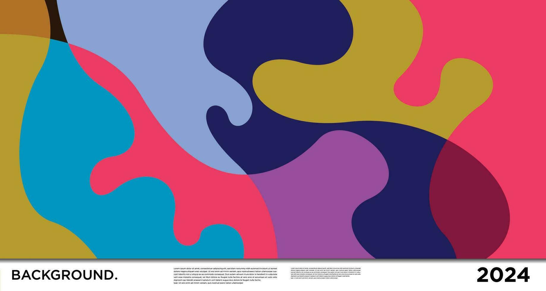 vector kleurrijk abstract psychedelisch vloeistof en vloeistof achtergrond patroon 2024