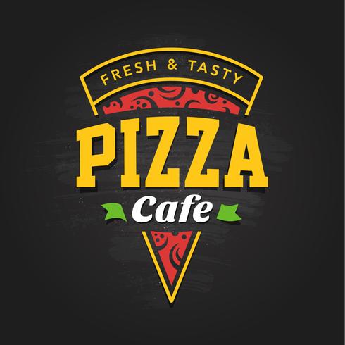 Pizzeria Logo sjabloon vector