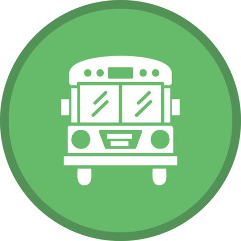 Bus gevuld pictogram vector