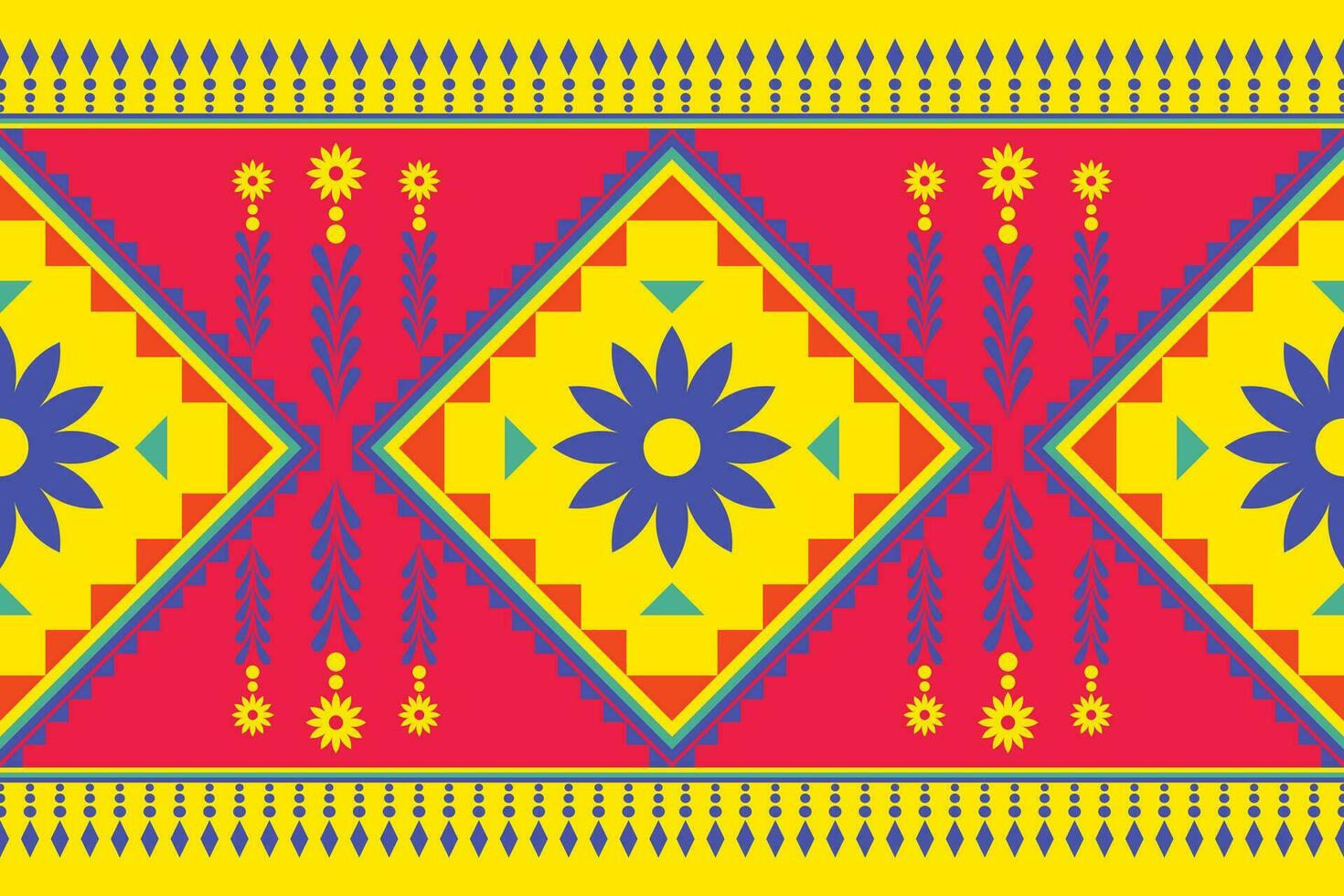 meetkundig etnisch patroon traditioneel ontwerp voor achtergrond, tapijt, behang, kleding, inpakken, batik, kleding stof, vector illustratie borduurwerk stijl.