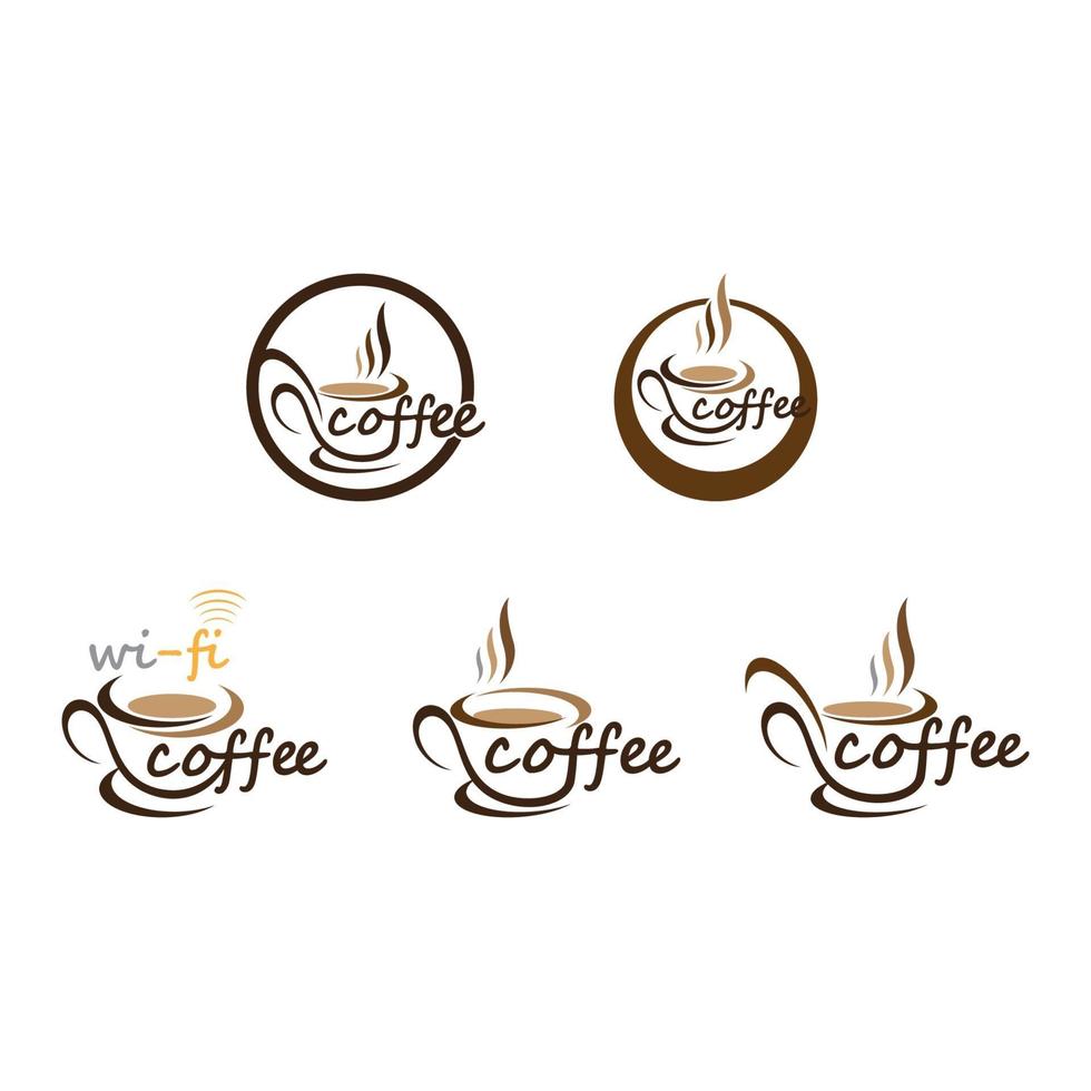 koffiekopje ontwerp vector