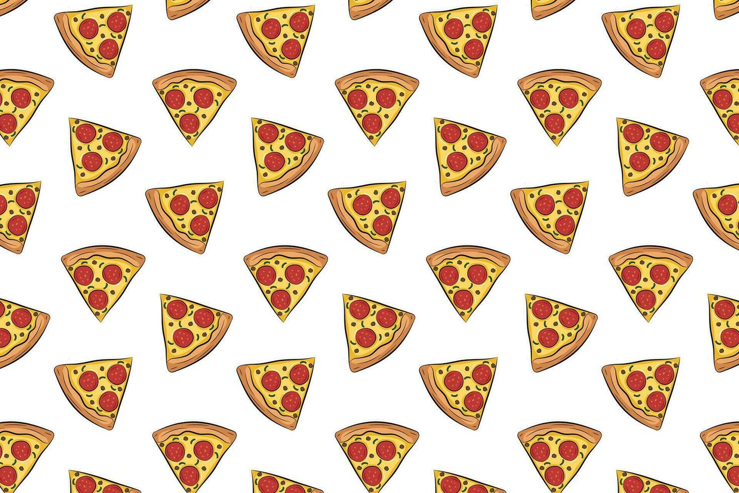 pizza plak patroon achtergrond vector