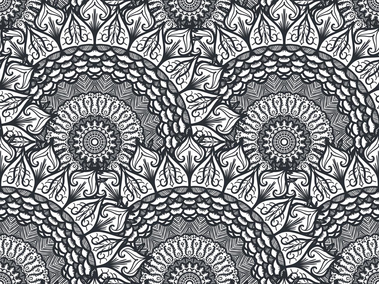 mandala naadloze patroon vector