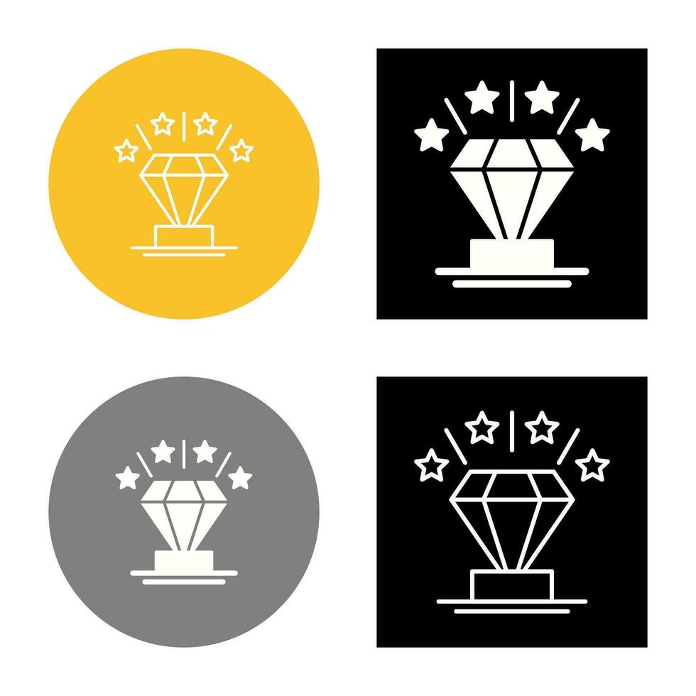 diamant vector pictogram