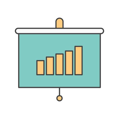 vector presentatie pictogram