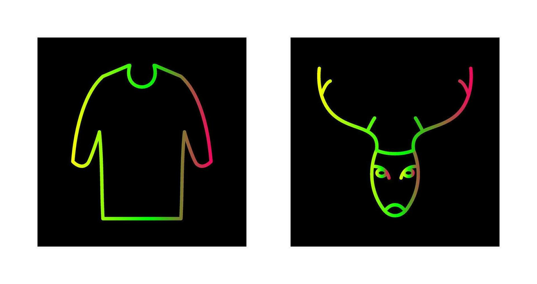 gewoontjes overhemd en dier icoon vector