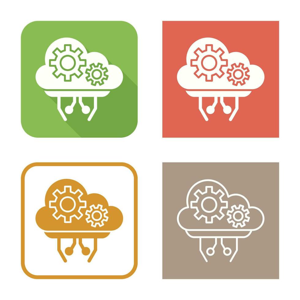 cloud computing vector icon