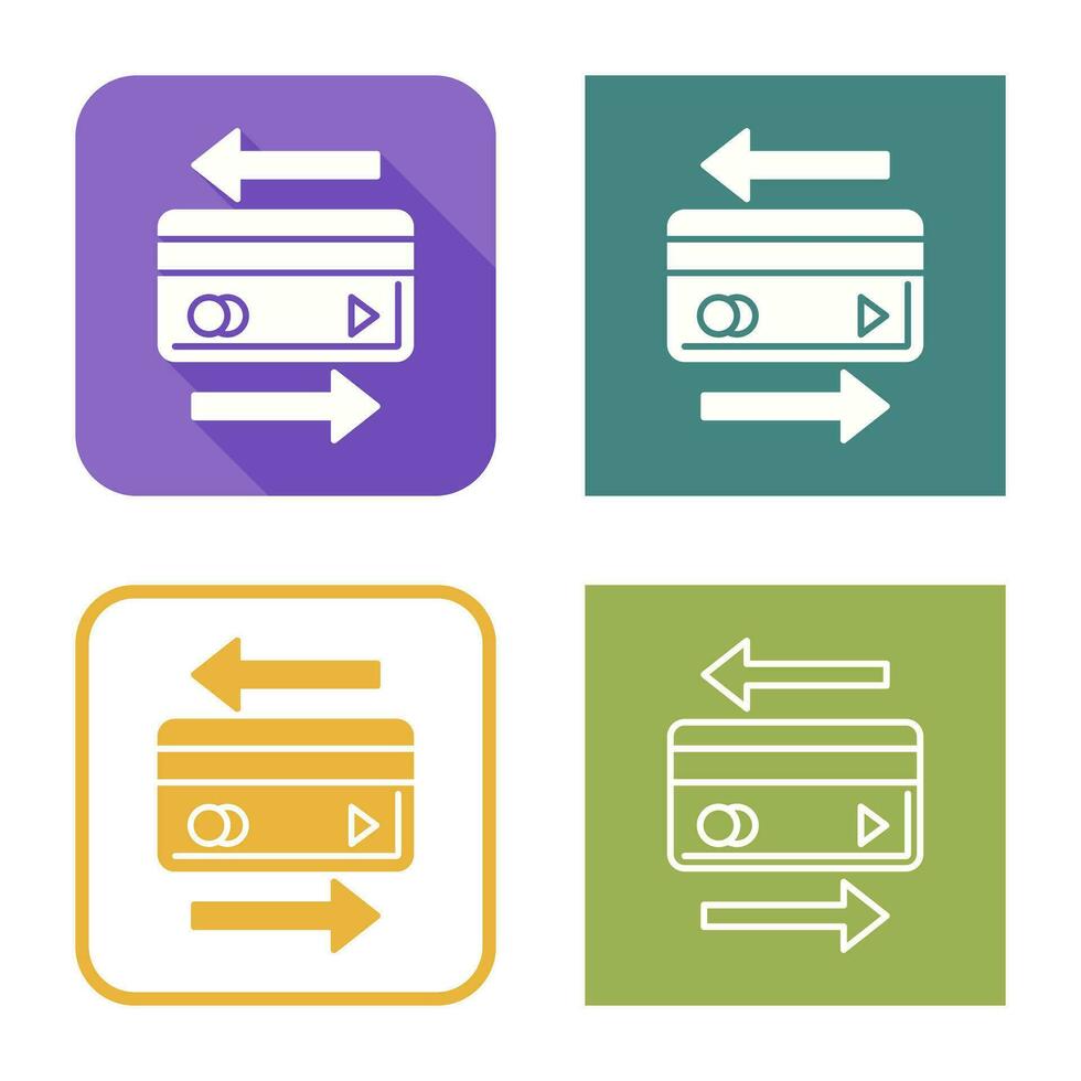 transactie vector icoon