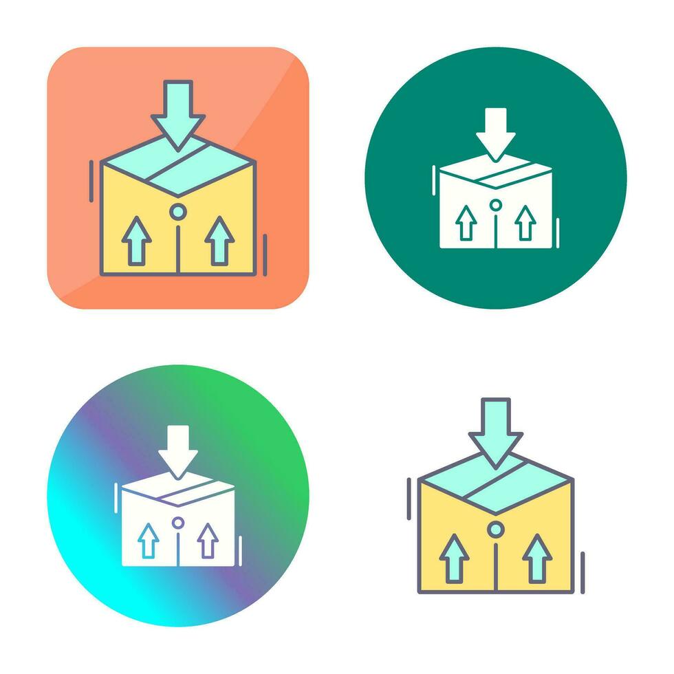 pakket vector pictogram