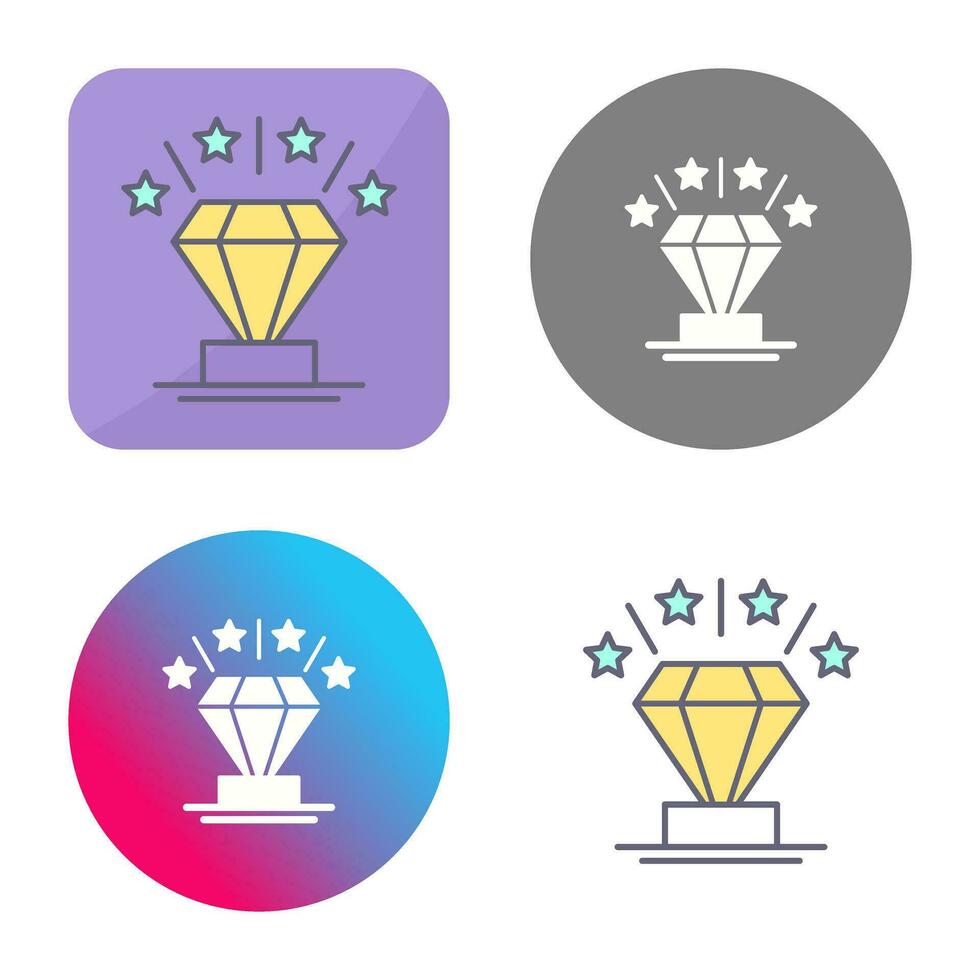 diamant vector pictogram