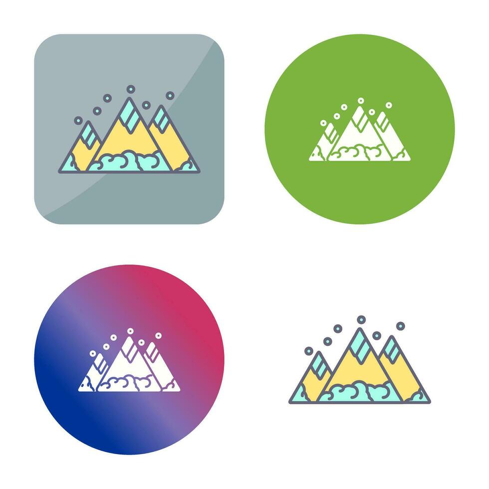 berg vector pictogram