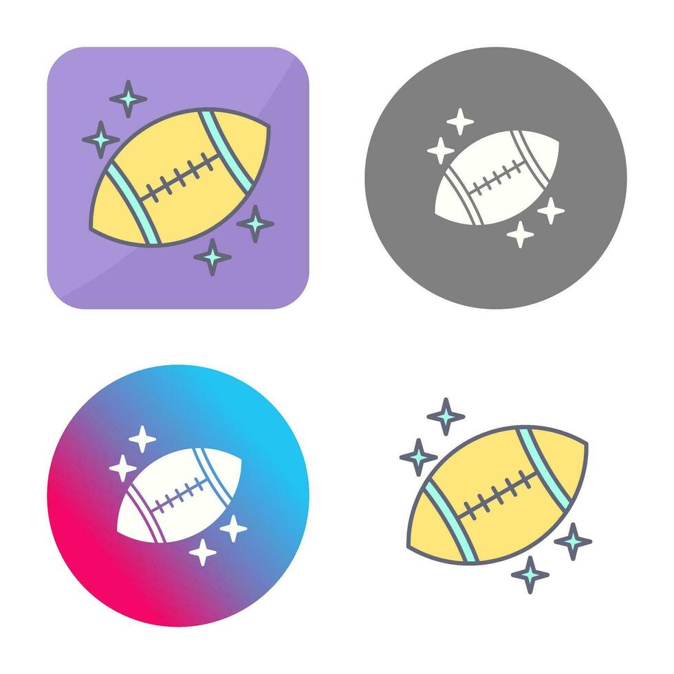 rugby vector pictogram