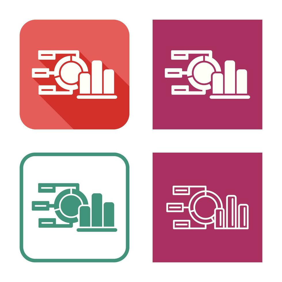 cirkeldiagram vector pictogram