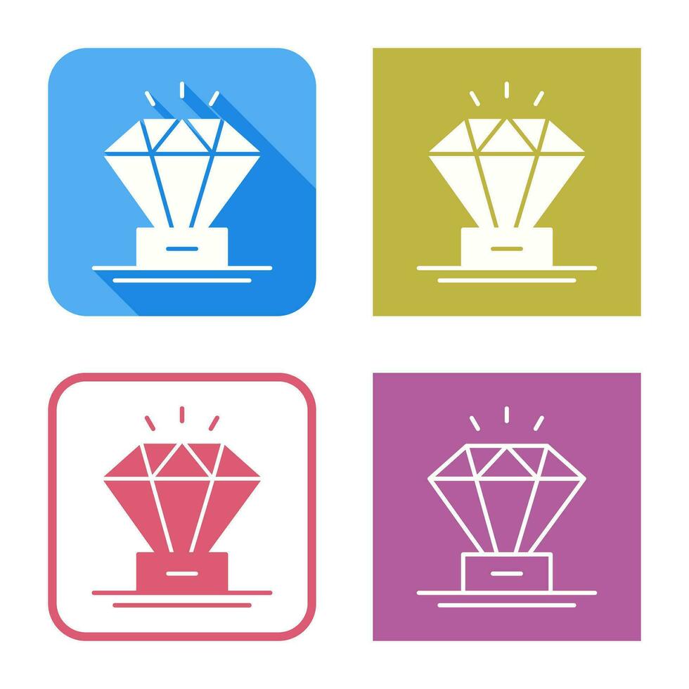 diamant vector pictogram