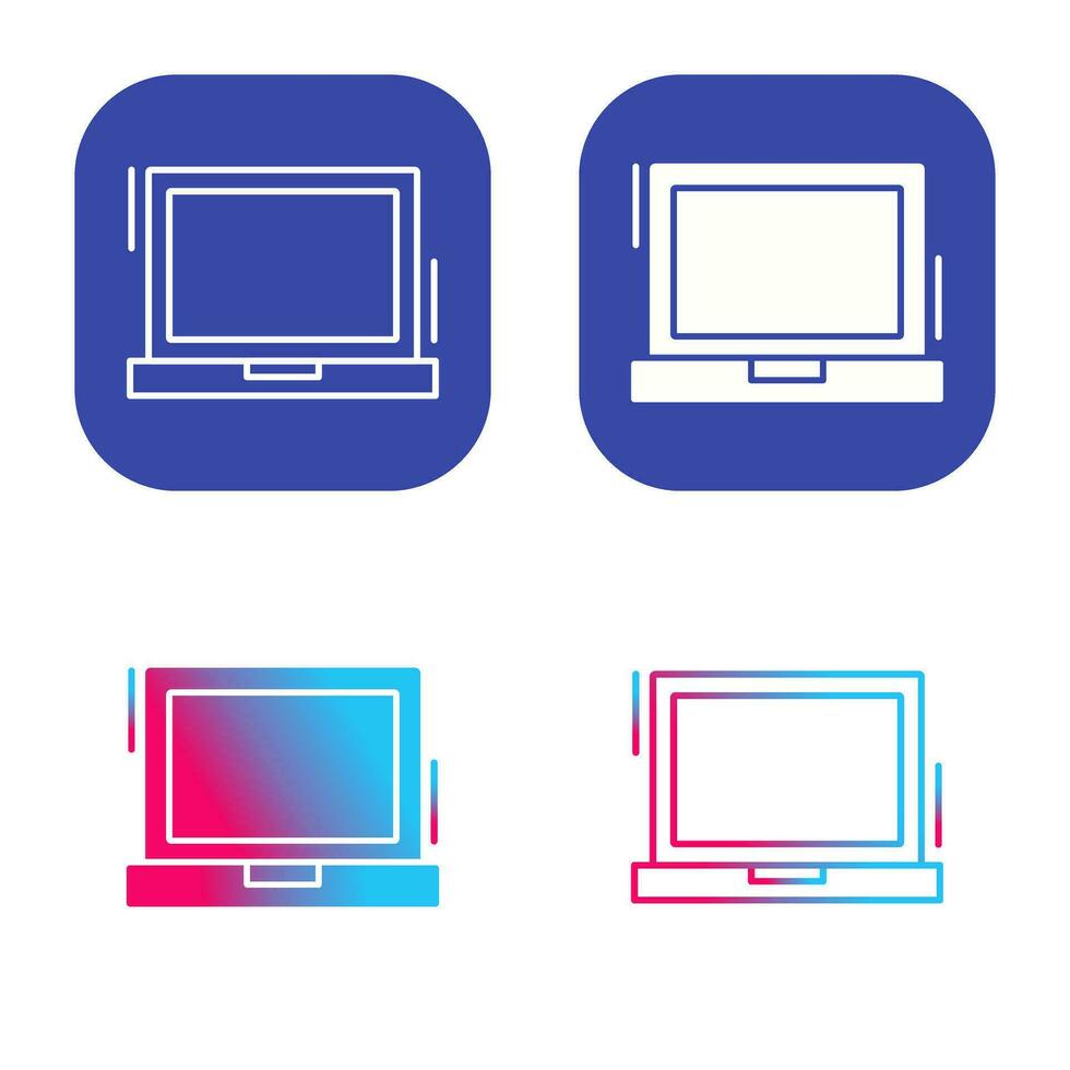 laptop vector pictogram