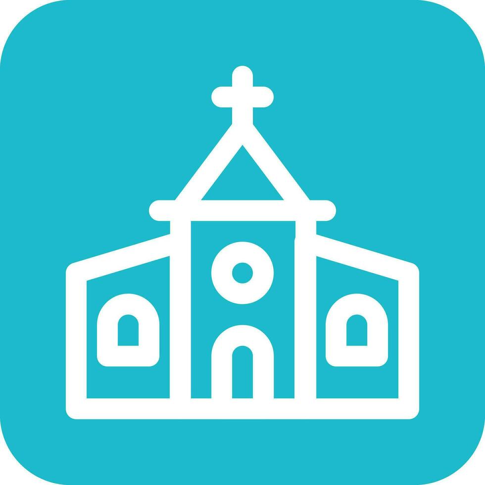 kerk vector pictogram