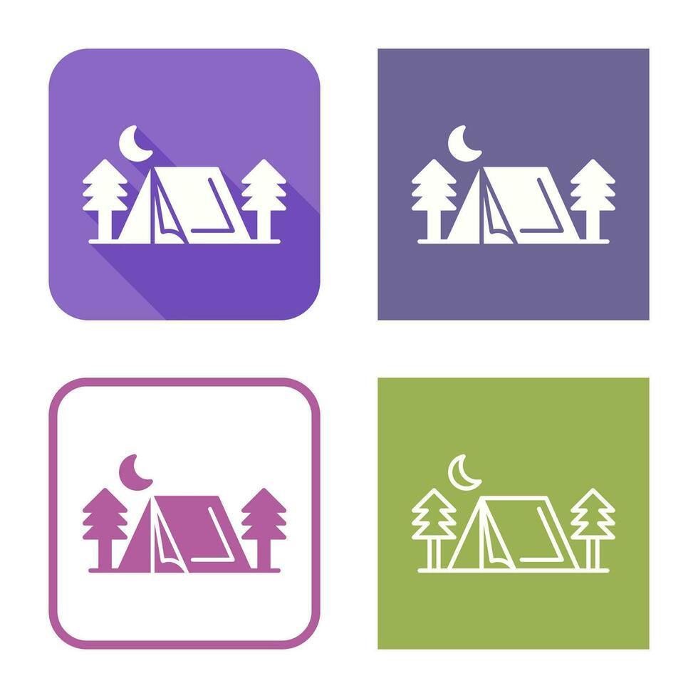 tent vector pictogram