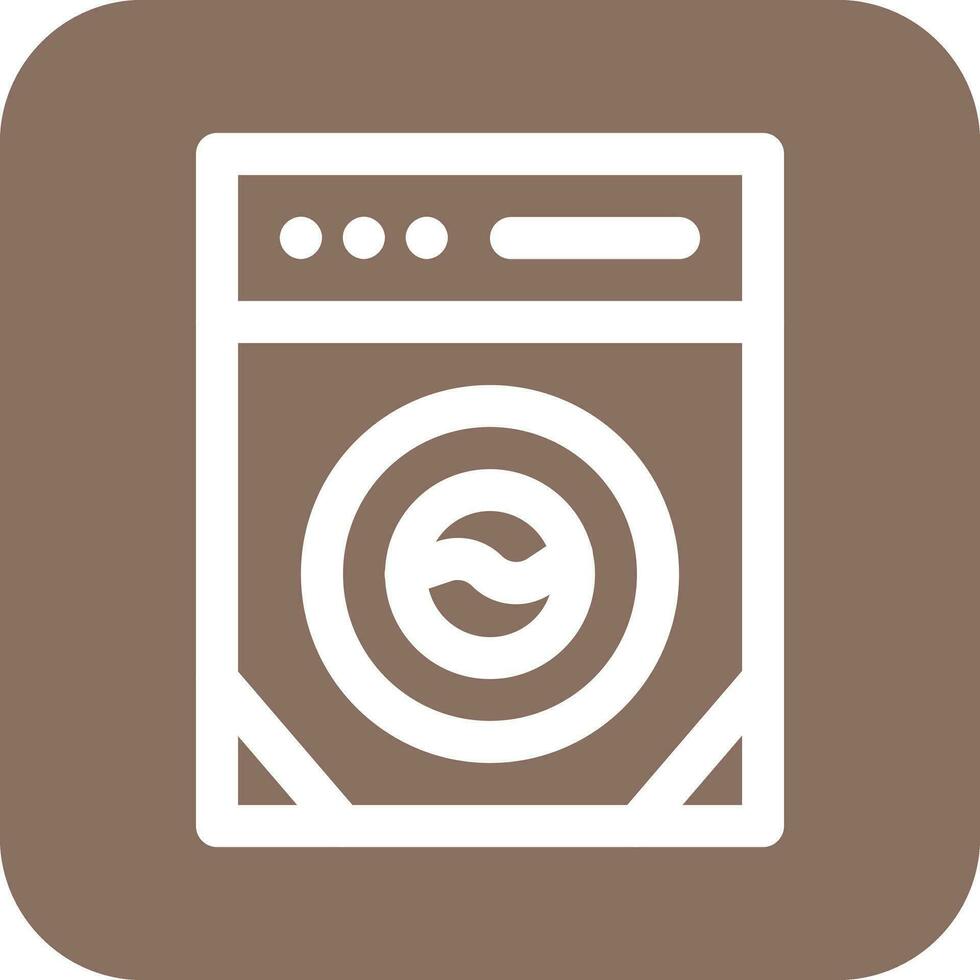 wasmachine vector pictogram