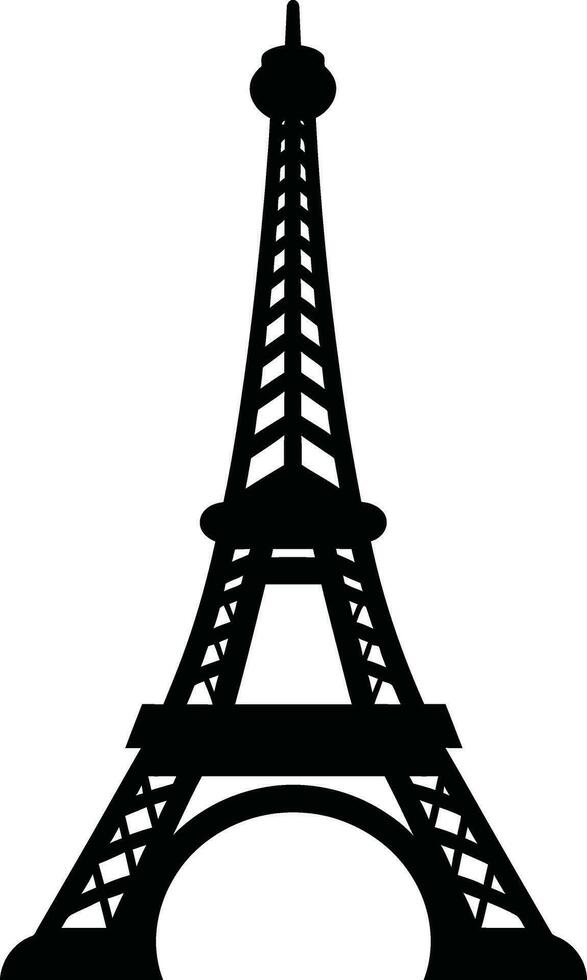 eiffel toren elegantie bevallig vector illustraties van de iconisch mijlpaal