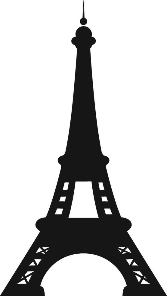 Frans elegantie eiffel toren vector grafiek voor mode ontwerpen